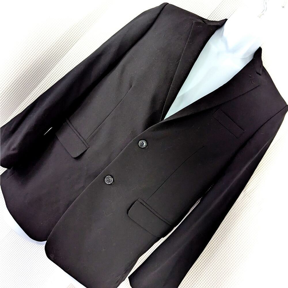 CALVIN KLEIN! GORGEOUS BLACK IMPECCABLY TAILORED DRESS JACKET, BLAZER! SZ 18
